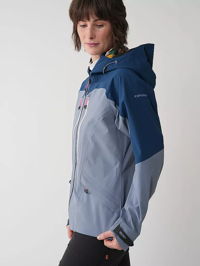ICEPEAK | Damen Tourenjacke Datteln Hoodie | hellblau