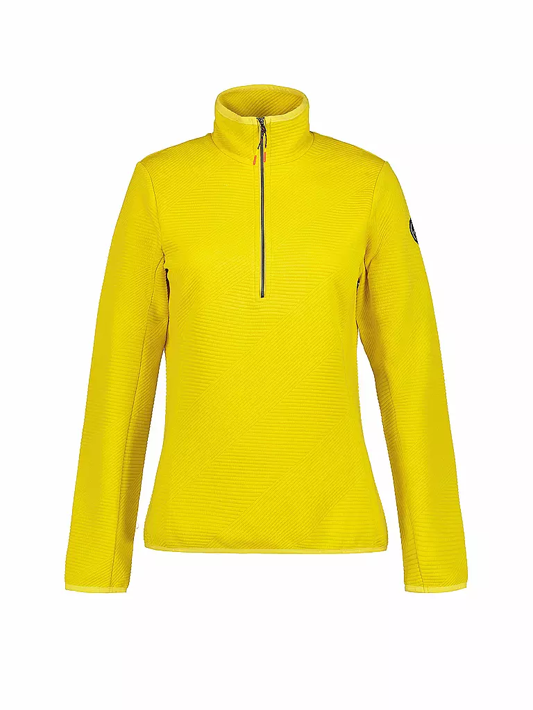 ICEPEAK | Damen Unterzieh Zipshirt Evansdale | gelb