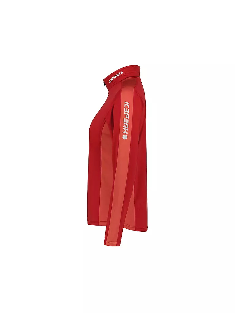 ICEPEAK | Damen Unterzieh Zipshirt Fairview | rot