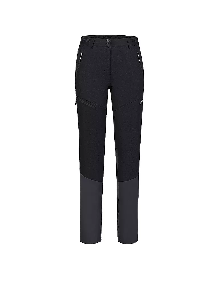 ICEPEAK | Damen Wanderhose Branford | schwarz