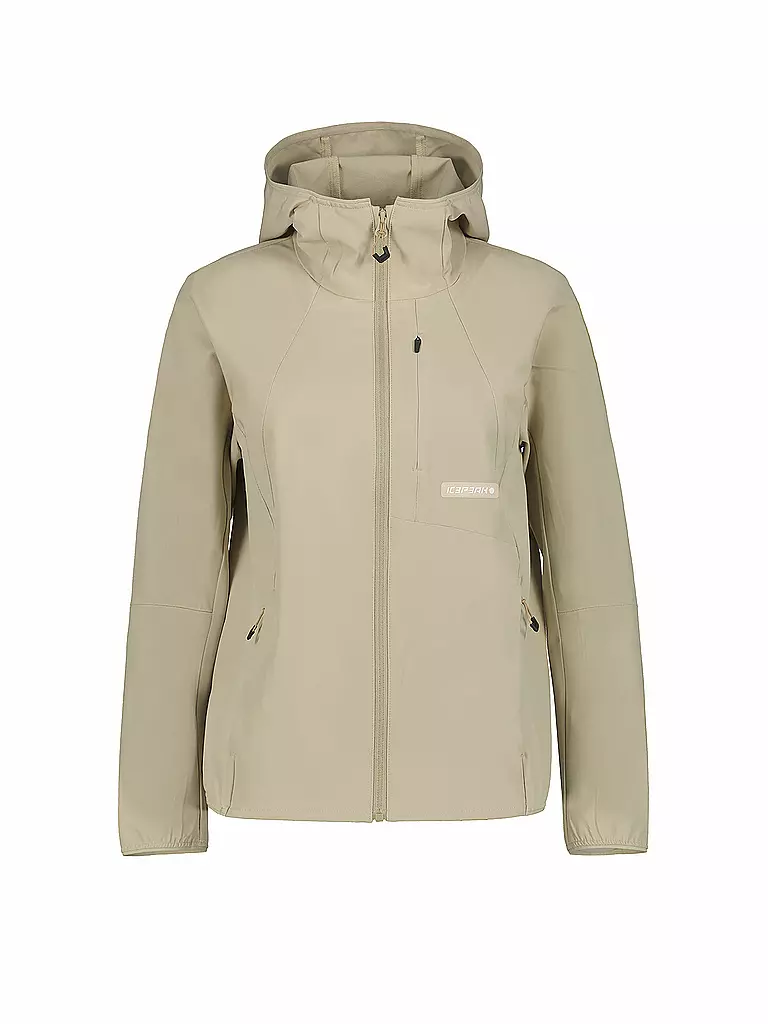 ICEPEAK | Damen Wanderjacke Yona Hoodie | beige