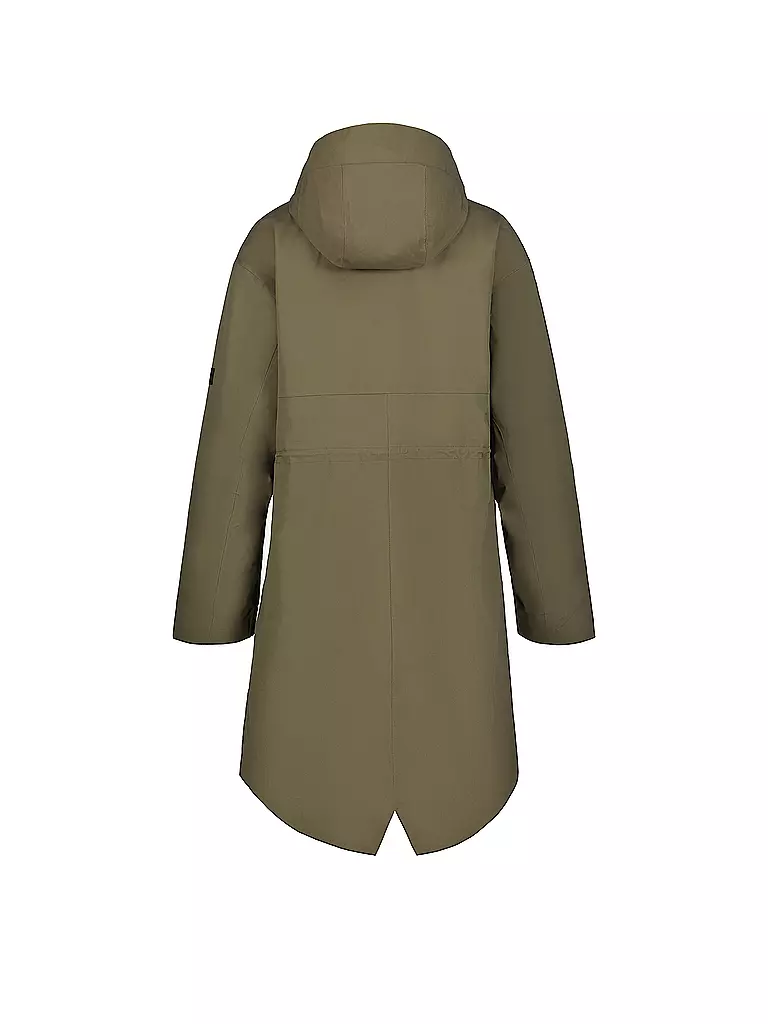 ICEPEAK | Damen Wintermantel Minier Hoodie | olive