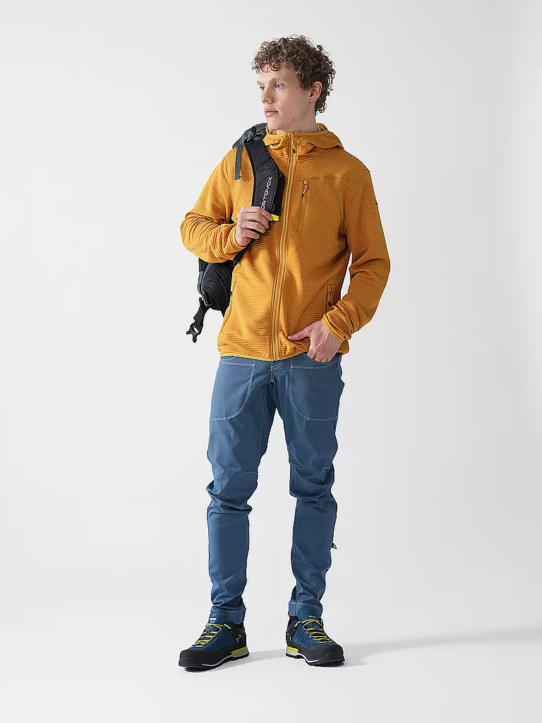 ICEPEAK | Herren Fleecejacke Beckley Hoodie | senf