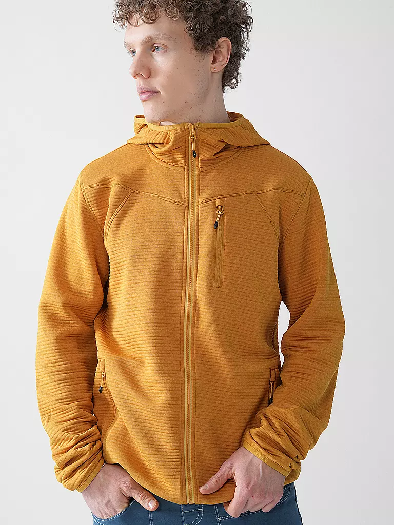 ICEPEAK | Herren Fleecejacke Beckley Hoodie | senf
