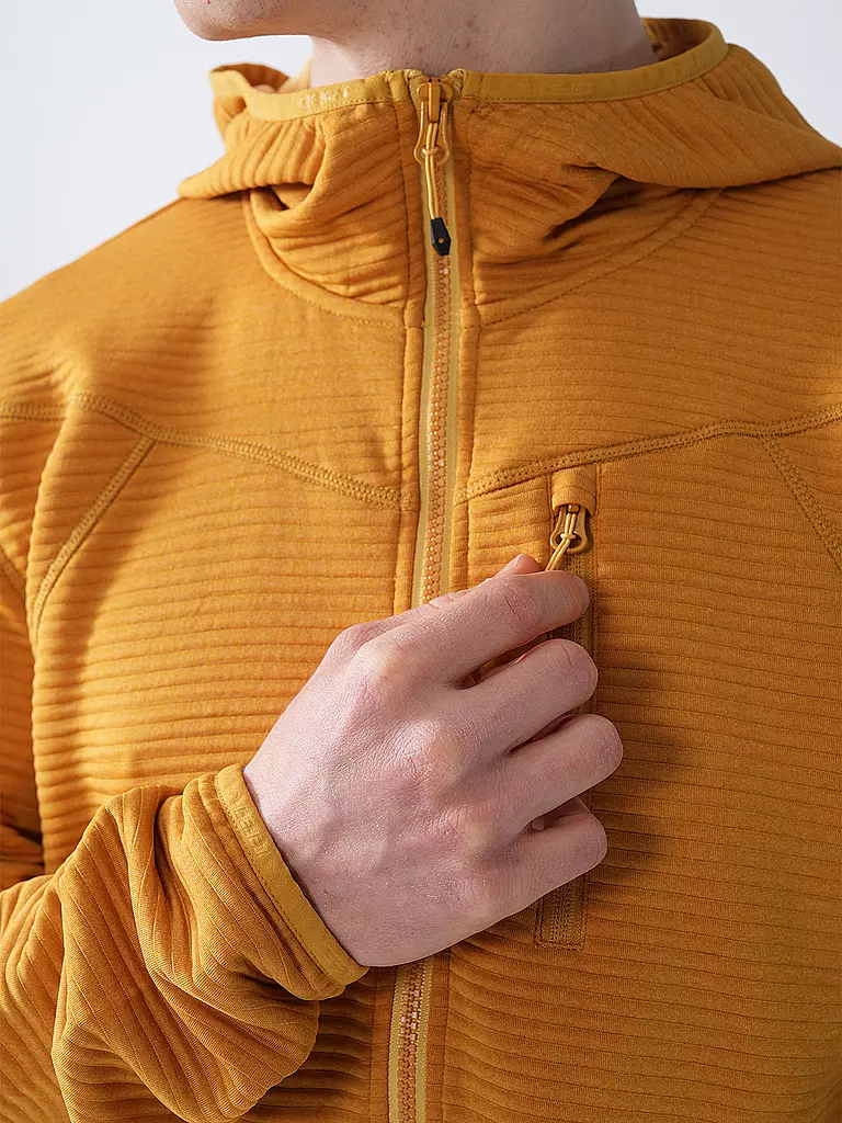ICEPEAK | Herren Fleecejacke Beckley Hoodie | senf