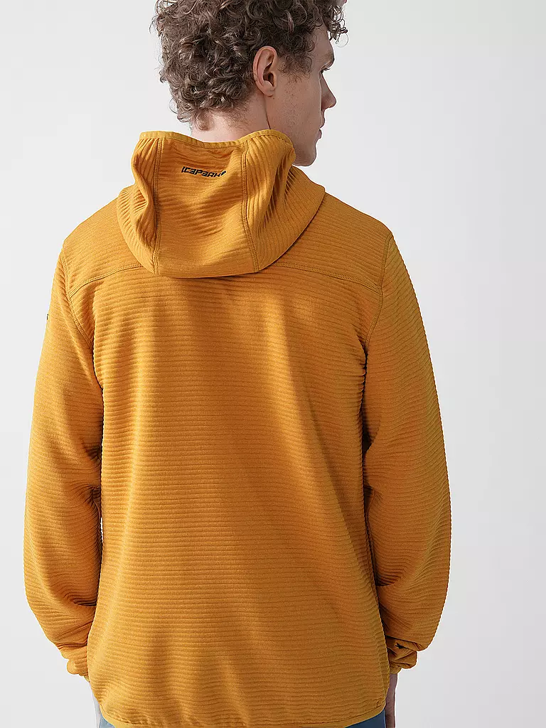 ICEPEAK | Herren Fleecejacke Beckley Hoodie | senf