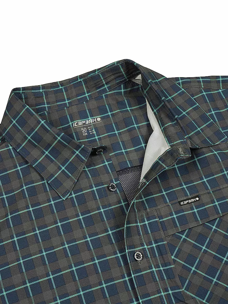 ICEPEAK | Herren Hemd Burns | dunkelblau
