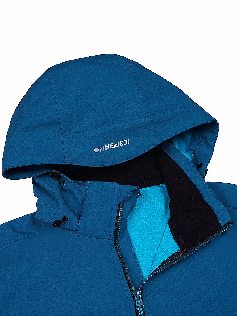 ICEPEAK | Herren Softshelljacke Barmstedt Hoodie | blau