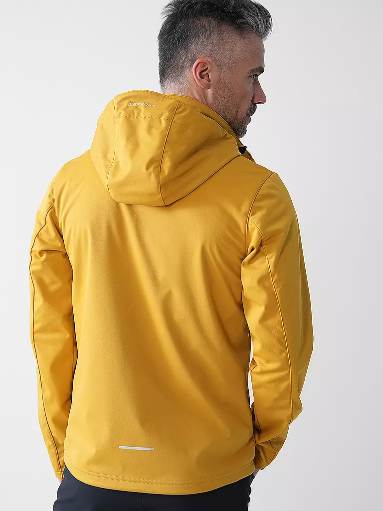 ICEPEAK | Herren Softshelljacke Biggs Hoodie | senf
