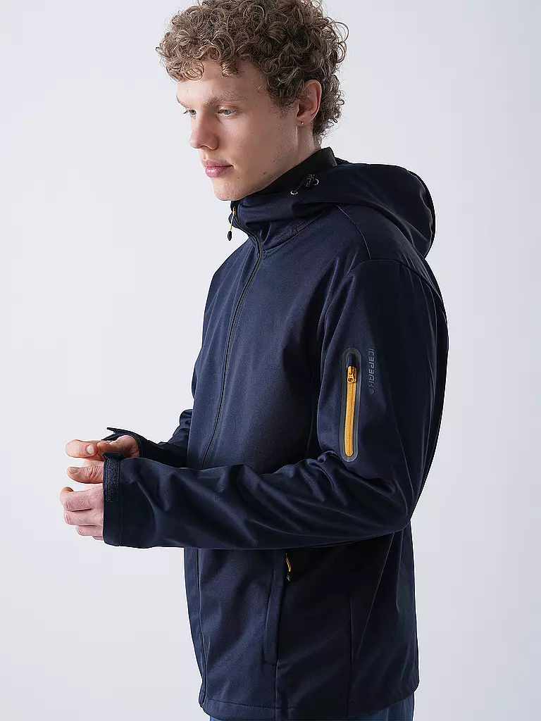 ICEPEAK | Herren Softshelljacke Brinsmade Hoodie | dunkelblau
