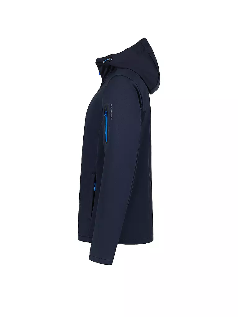 ICEPEAK | Herren Softshelljacke Brinsmade Hoodie | dunkelblau