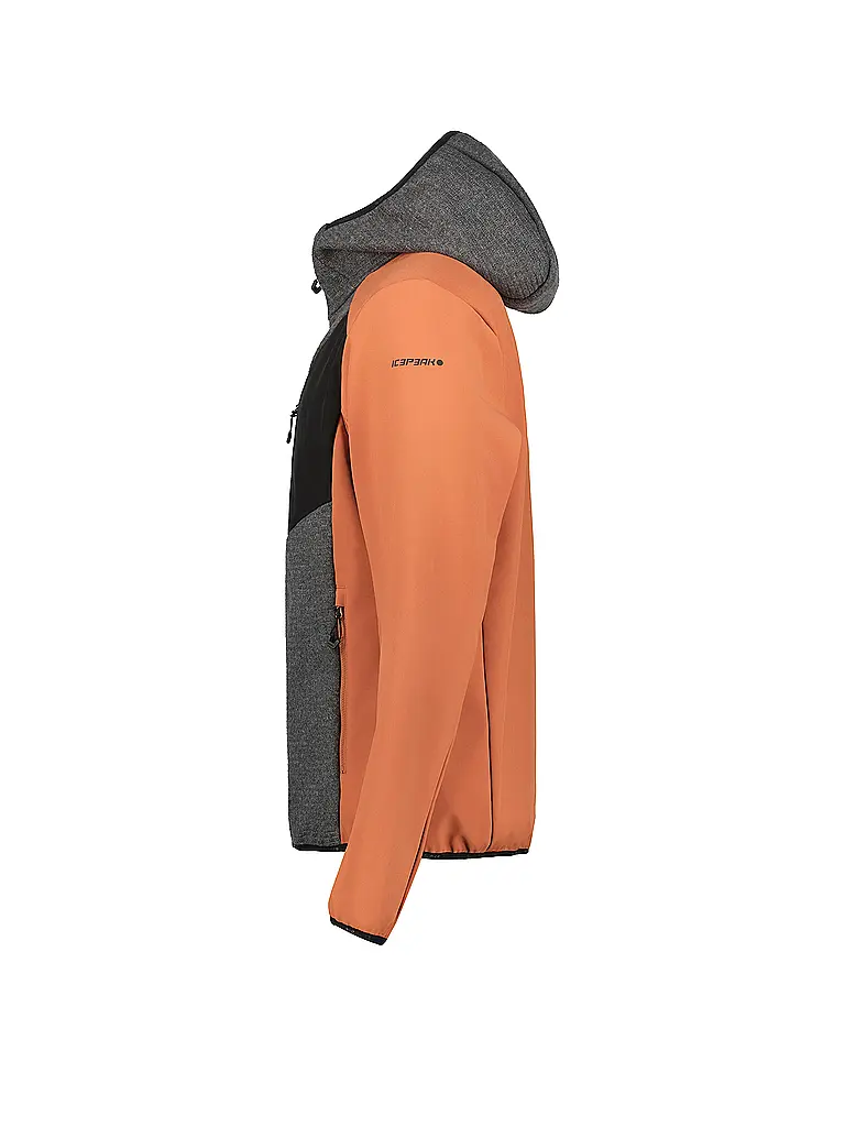 ICEPEAK | Herren Touren Fleecejacke Danfort Hoodie | orange