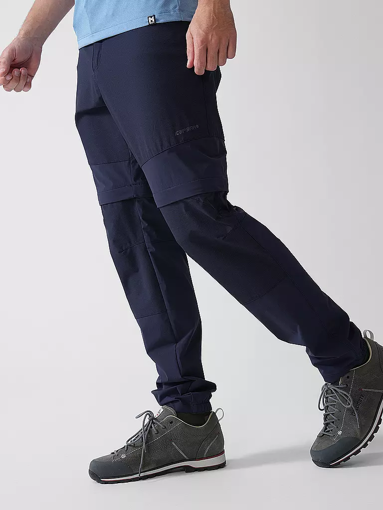ICEPEAK | Herren Wanderhose Braham ZipOff | dunkelblau