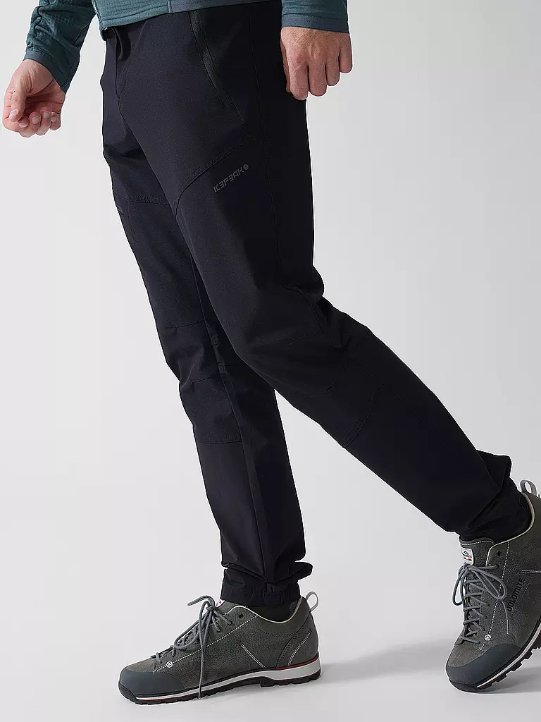 ICEPEAK | Herren Wanderhose Brentwood | schwarz