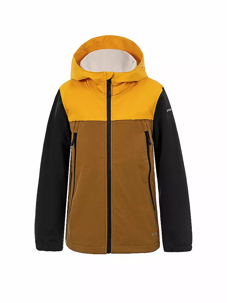 ICEPEAK | Jungen Softshelljacke Konan Hoodie | gelb