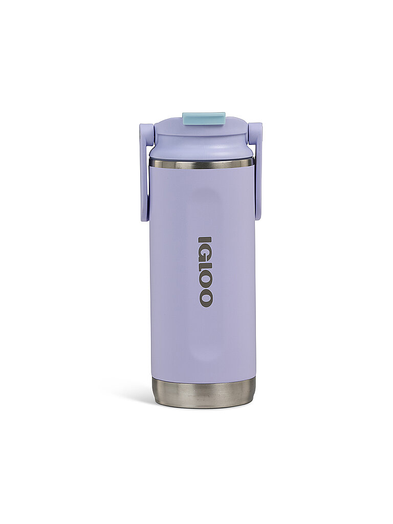 IGLOO Trinkflasche Flip 'n' Sip Tumbler isoliert 473ml lila — Bild 2