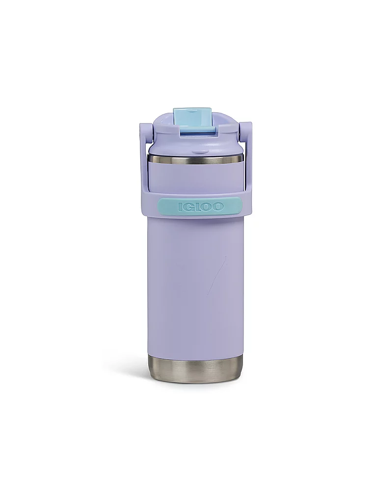 IGLOO Trinkflasche Flip 'n' Sip Tumbler isoliert 473ml lila — Bild 3