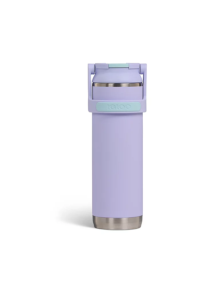 IGLOO Trinkflasche Flip 'n' Sip Tumbler isoliert 591ml lila — Bild 3