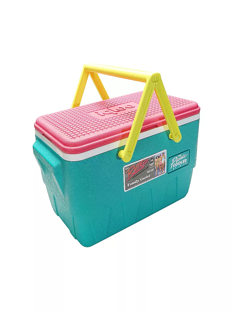 IGLOO | Retro-Picknickkorb 25-Quart-Kühlbox | petrol