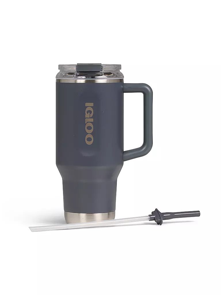 IGLOO | Trinkflasche Flip'n' Sip Travel Mug isoliert 946ml | schwarz