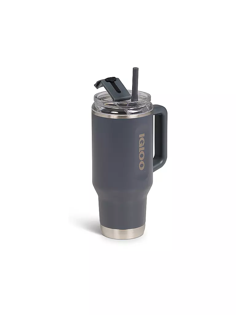 IGLOO | Trinkflasche Flip'n' Sip Travel Mug isoliert 946ml | schwarz