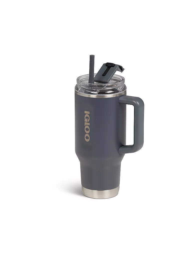 IGLOO | Trinkflasche Flip'n' Sip Travel Mug isoliert 946ml | schwarz