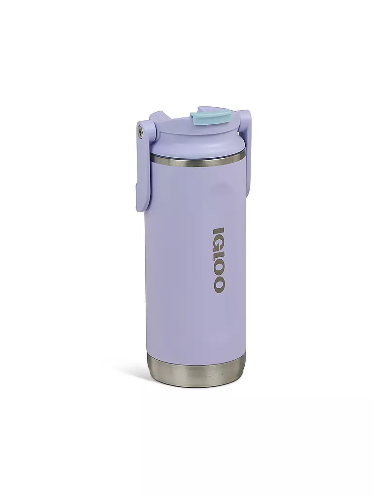 IGLOO | Trinkflasche Flip 'n' Sip Tumbler isoliert 473ml | lila