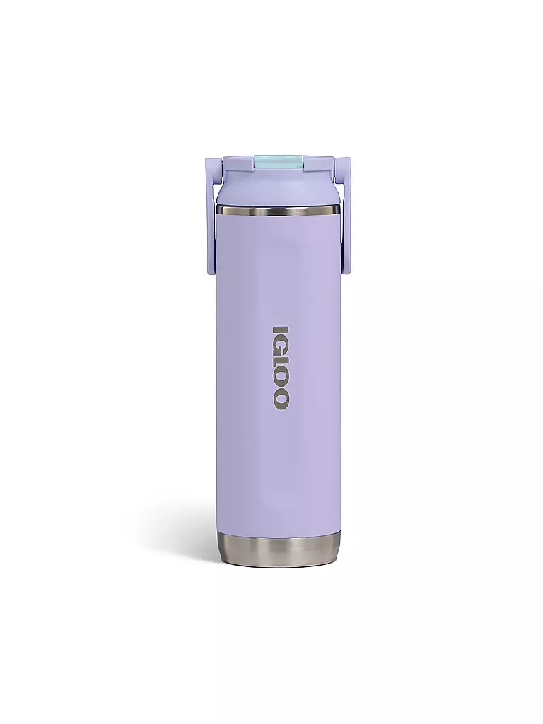 IGLOO | Trinkflasche Flip 'n' Sip Tumbler isoliert 591ml | lila