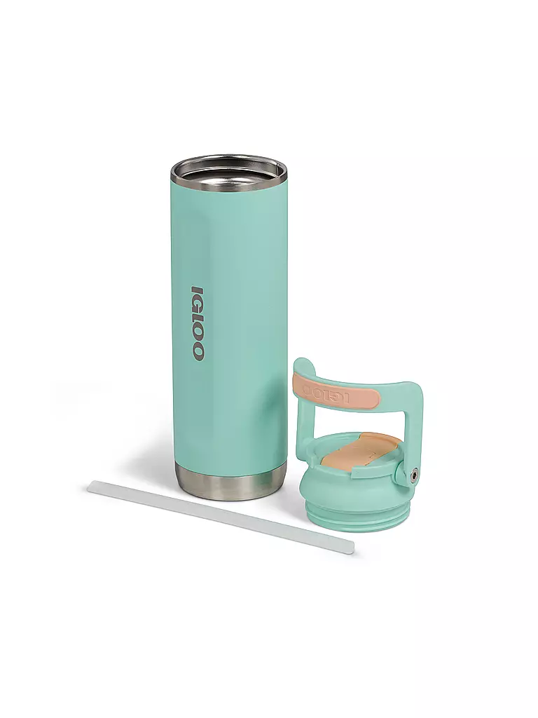 IGLOO | Trinkflasche Flip 'n' Sip Tumbler isoliert 591ml | lila