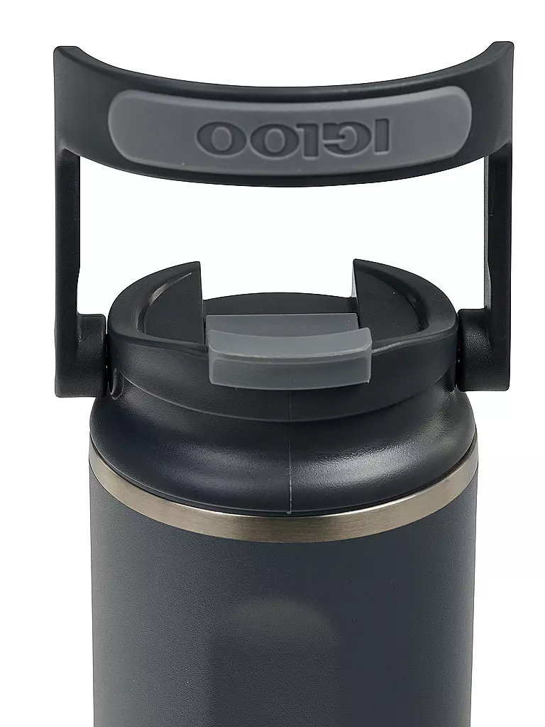 IGLOO | Trinkflasche Flip 'n' Sip Tumbler isoliert 591ml | schwarz