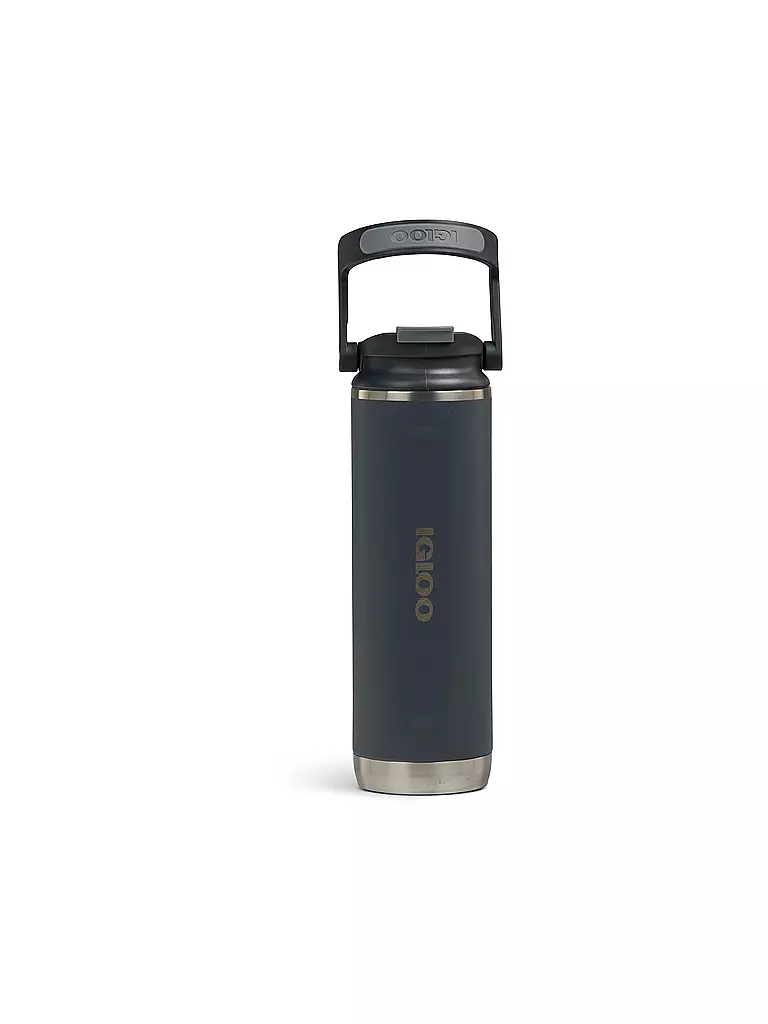 IGLOO | Trinkflasche Flip 'n' Sip Tumbler isoliert 591ml | schwarz