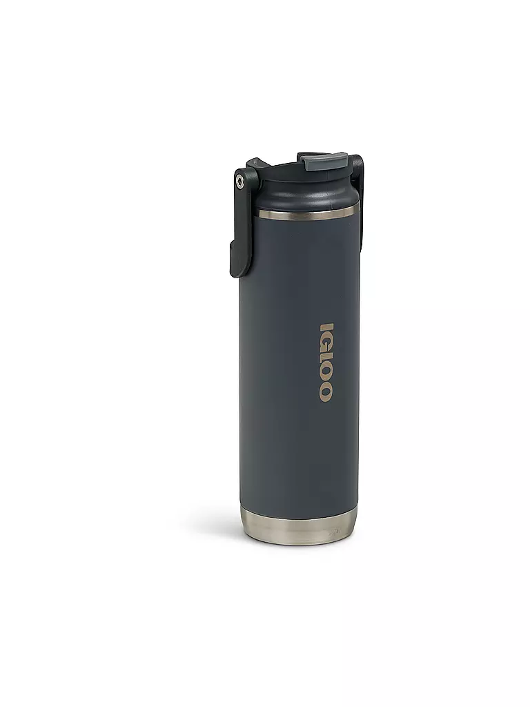 IGLOO | Trinkflasche Flip 'n' Sip Tumbler isoliert 591ml | schwarz