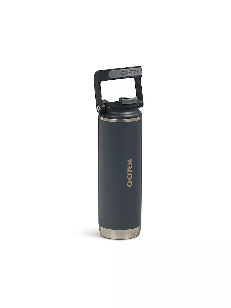 IGLOO | Trinkflasche Flip 'n' Sip Tumbler isoliert 591ml | schwarz