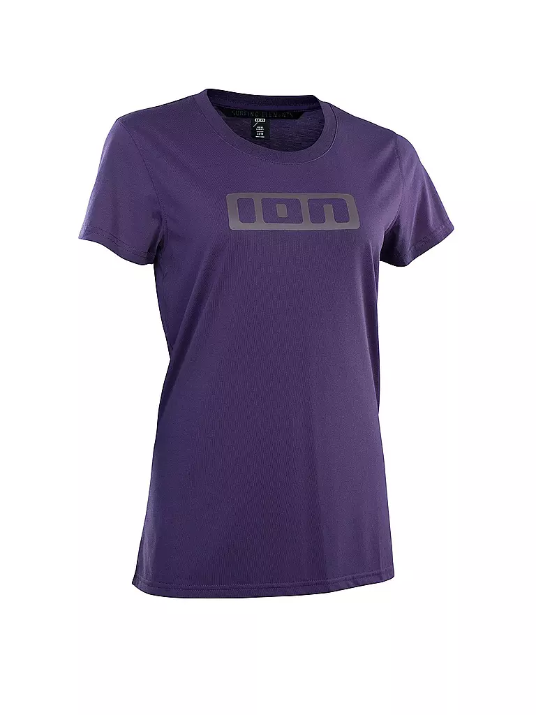 ION | Damen MTB-Shirt Logo DR SS | lila