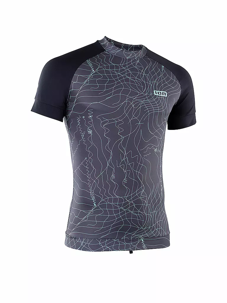 ION | Herren Beachshirt Rashguard Maze | grau