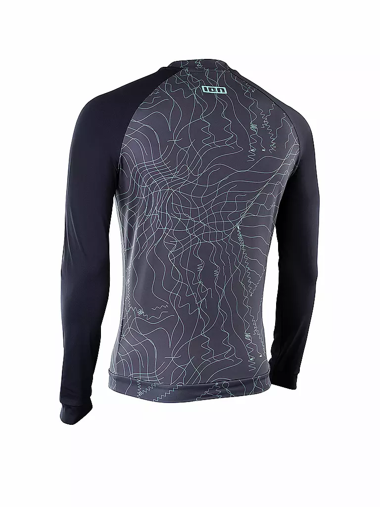 ION | Herren Beachshirt Rashguard Maze | grau