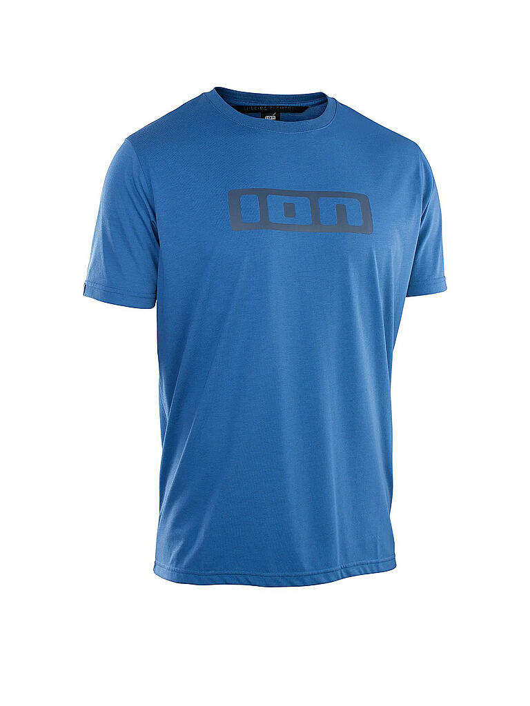 Aanvulling microscoop Molester ION Herren MTB-Shirt Logo DR SS blau