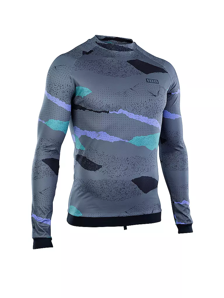 ION | Herren Rashguard Maze  | grau