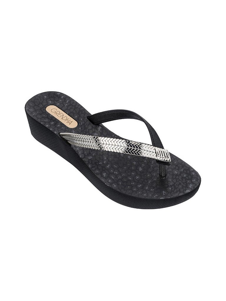 IPANEMA Damen Zehentrenner Grendha Amora Glam Plateau schwarz | 37