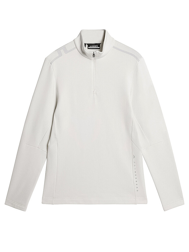 J.LINDEBERG Damen Unterzieh Zipshirt  Vinnie Quarter Zip Mid Layer  hellgrau | M