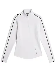 J.LINDEBERG | Damen Unterzieh Zipshirt  Nefe Quarter Zip Mid Layer  | Weiss