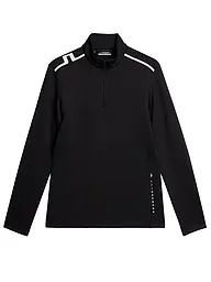 J.LINDEBERG | Damen Unterzieh Zipshirt  Vinnie Quarter Zip Mid Layer  | Schwarz