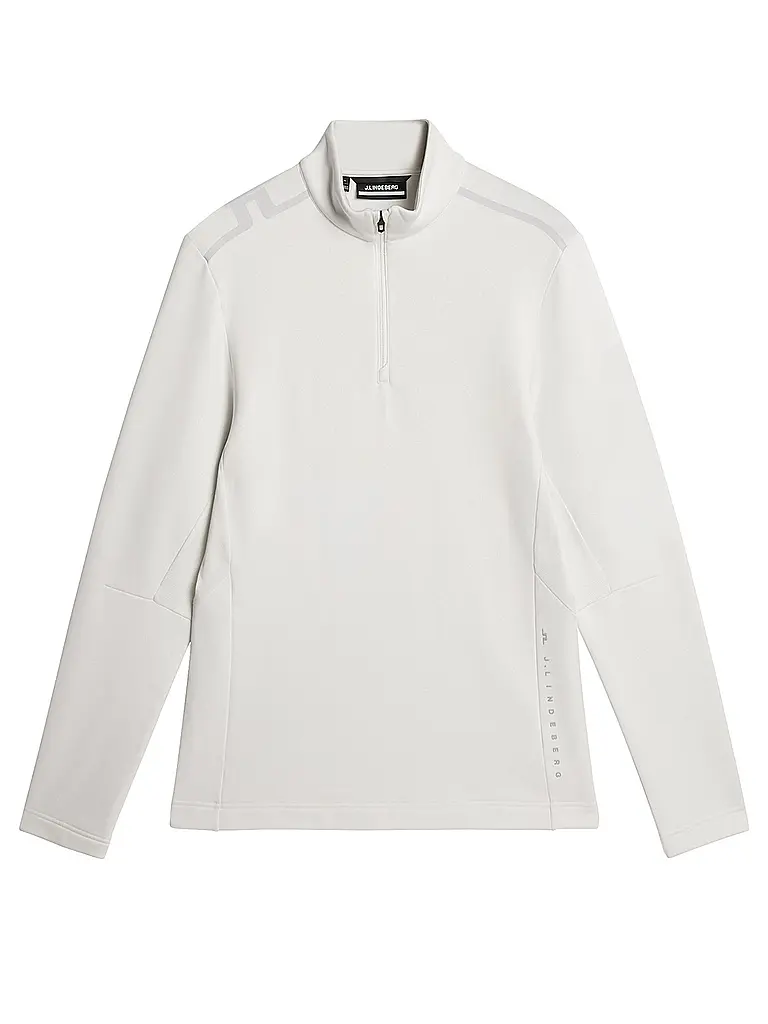 J.LINDEBERG | Damen Unterzieh Zipshirt  Vinnie Quarter Zip Mid Layer  | Hellgrau