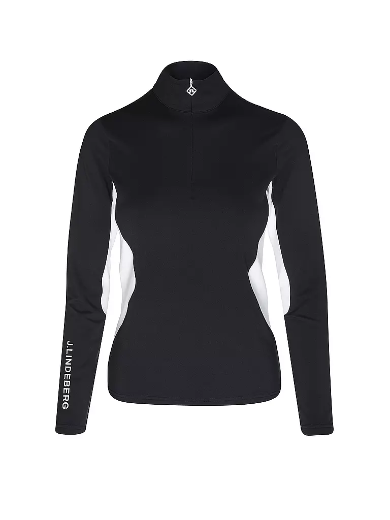 J.LINDEBERG | Damen Unterzieh Zipshirt Cookies | dunkelblau