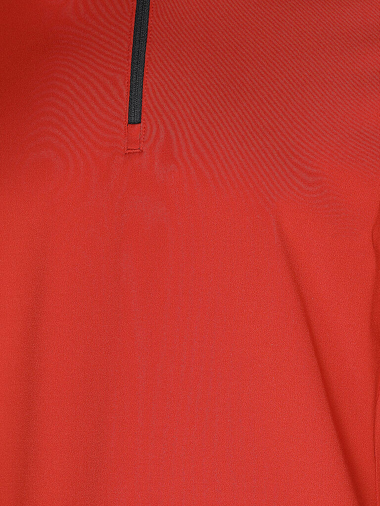 J.LINDEBERG | Herren Unterzieh Zipshirt William | rot