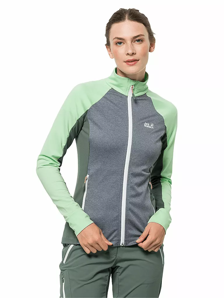 JACK WOLFSKIN | Damen Fleecejacke Milford Sky | grün