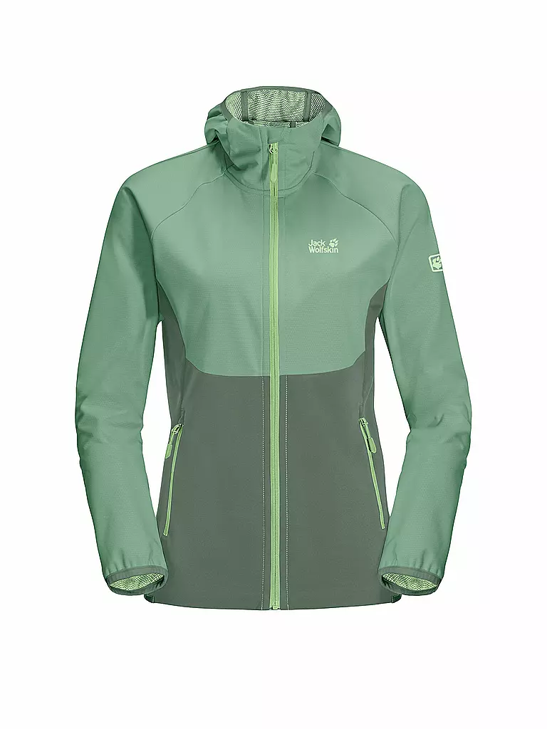 JACK WOLFSKIN | Damen Softshell Jacke Go Hike | olive