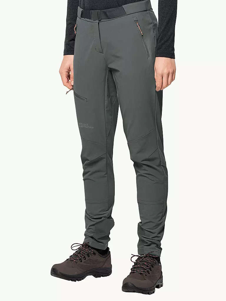 JACK WOLFSKIN | Damen Softshell Wanderhose Ziegspitz | olive
