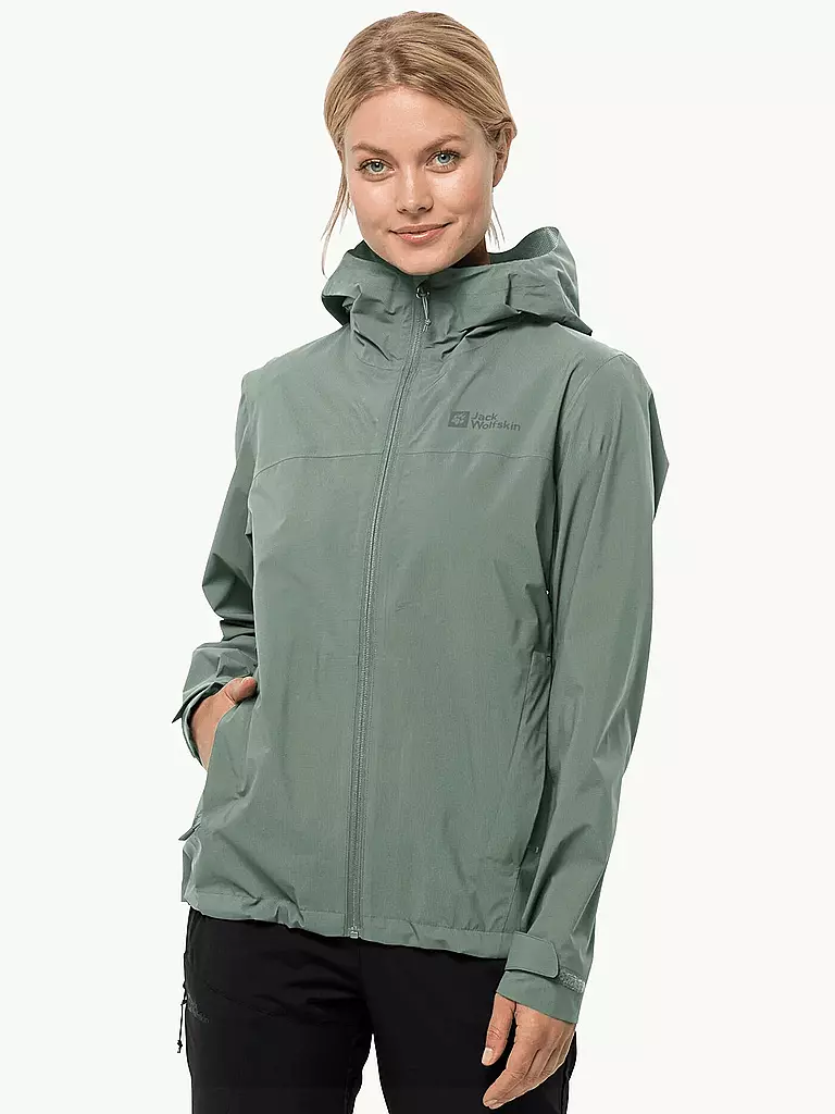 JACK WOLFSKIN | Damen WAnderjacke Elsberg 2.5l | olive