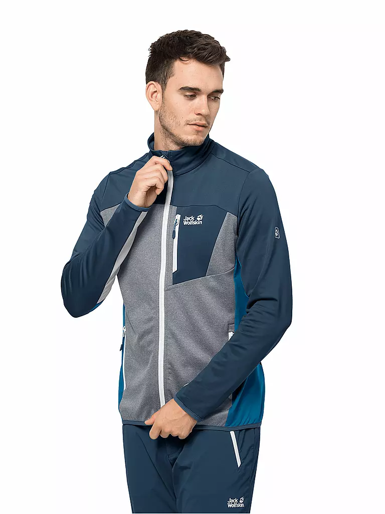 JACK WOLFSKIN | Herren Fleecejacke Milford Sky | blau